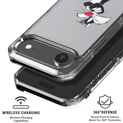 Looney Tunes Sylvester Tweety Bird Crossed Arms iPhone 17 Air Clear Case