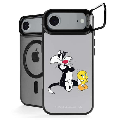Looney Tunes Sylvester Tweety Bird Crossed Arms iPhone 17 Air Kickstand Case