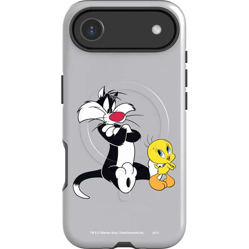 Looney Tunes Sylvester Tweety Bird Crossed Arms iPhone 17 Air Magsafe Impact Case