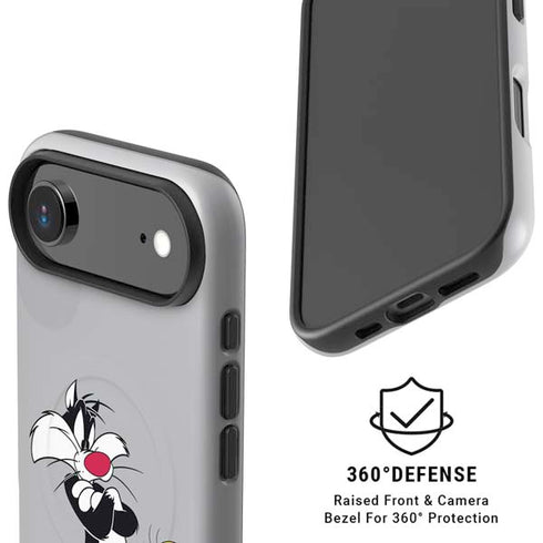 Looney Tunes Sylvester Tweety Bird Crossed Arms iPhone 17 Air Magsafe Impact Case