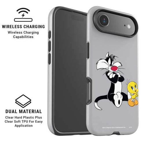 Looney Tunes Sylvester Tweety Bird Crossed Arms iPhone 17 Air Magsafe Impact Case