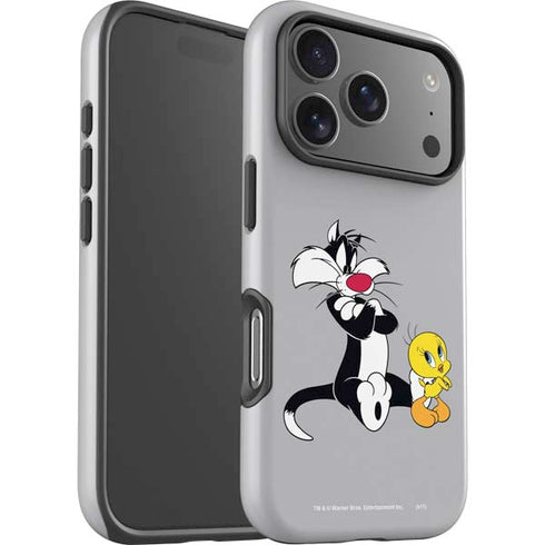 Looney Tunes Sylvester Tweety Bird Crossed Arms iPhone 17 Pro Impact Case
