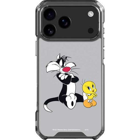 Looney Tunes Sylvester Tweety Bird Crossed Arms iPhone 17 Pro Max Clear Case