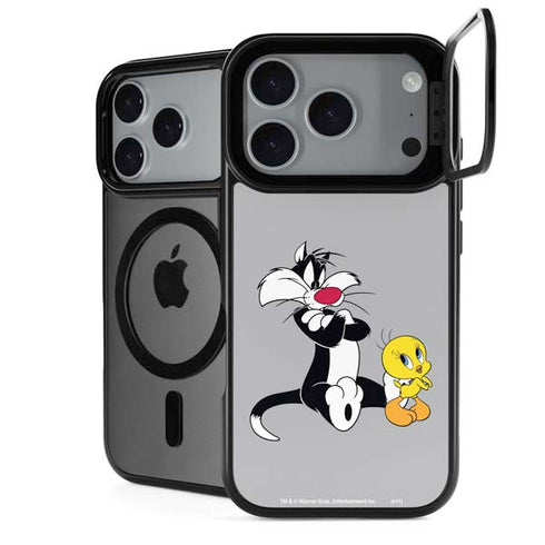 Looney Tunes Sylvester Tweety Bird Crossed Arms iPhone 17 Pro Max Kickstand Case