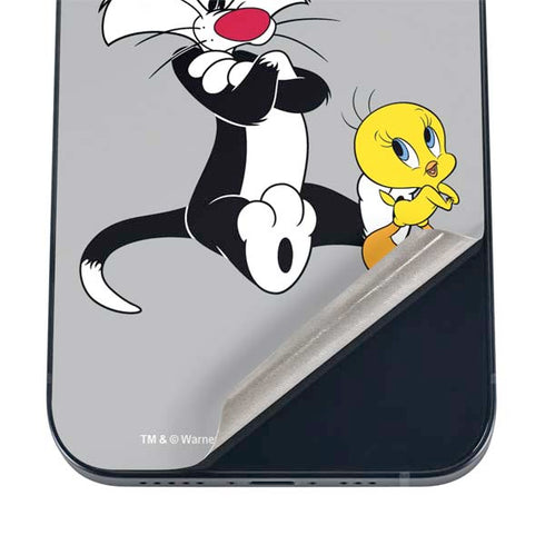 Looney Tunes Sylvester Tweety Bird Crossed Arms iPhone 17 Pro Skin