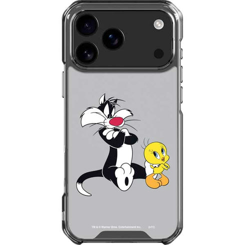 Looney Tunes Sylvester Tweety Bird Crossed Arms iPhone 18 Pro Max Clear Case