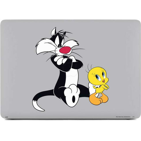 Looney Tunes Sylvester Tweety Bird Crossed Arms Apple MacBook Air Skin