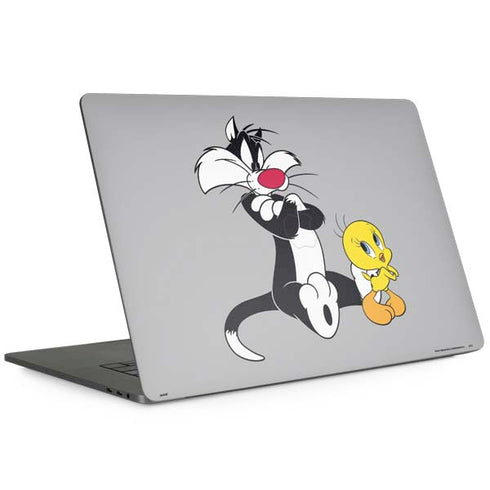 Looney Tunes Sylvester Tweety Bird Crossed Arms MacBook Skins
