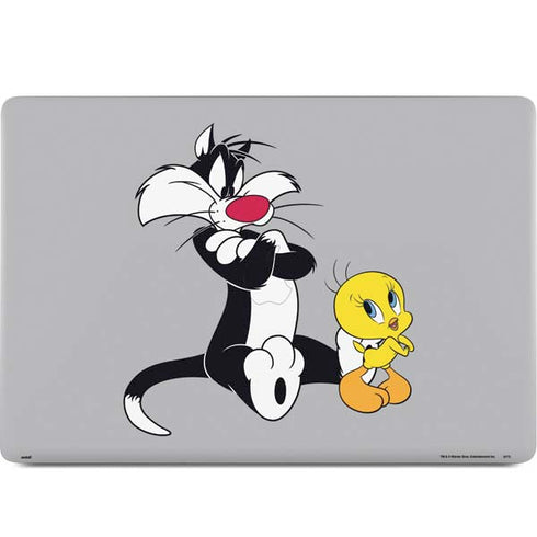 Looney Tunes Sylvester Tweety Bird Crossed Arms MacBook Skins