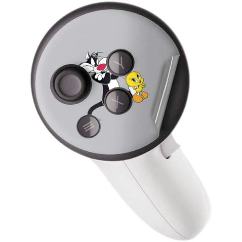 Looney Tunes Sylvester Tweety Bird Crossed Arms Meta Quest 3S Skin