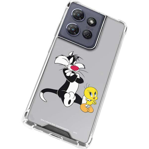 Looney Tunes Sylvester Tweety Bird Crossed Arms Moto G Play 5G (2025) Clear Case