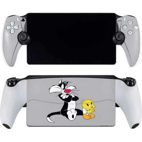Looney Tunes Sylvester Tweety Bird Crossed Arms PlayStation Portal Remote Player Skin