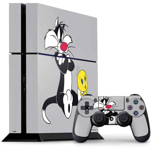 Looney Tunes Sylvester Tweety Bird Crossed Arms PlayStation PS4 Skins
