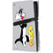 Looney Tunes Sylvester Tweety Bird Crossed Arms PS5 Pro Disk Console Skin