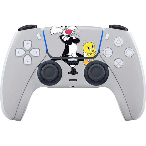 Looney Tunes Sylvester Tweety Bird Crossed Arms PlayStation PS5 Skins