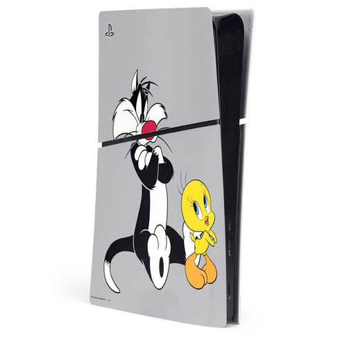 Looney Tunes Sylvester Tweety Bird Crossed Arms PlayStation PS5 Skins