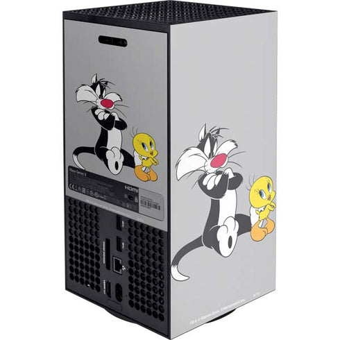 Looney Tunes Sylvester Tweety Bird Crossed Arms XBox Series X Digital Edition Console Skin