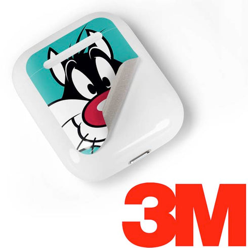 Looney Tunes Sylvester Zoomed In Apple AirPods Skin