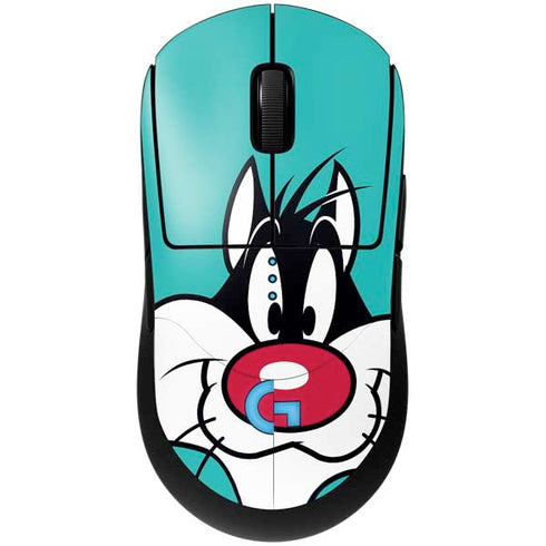 Looney Tunes Sylvester Zoomed In G Pro Wireless Gaming Mouse Skin