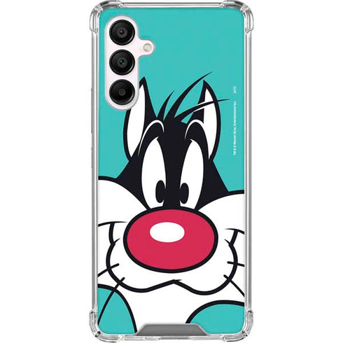 Looney Tunes Sylvester Zoomed In Galaxy A16 5G Clear Case