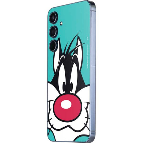 Looney Tunes Sylvester Zoomed In Galaxy A55 5G Skin