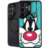 Looney Tunes Sylvester Zoomed In Galaxy S24 FE Kickstand Case
