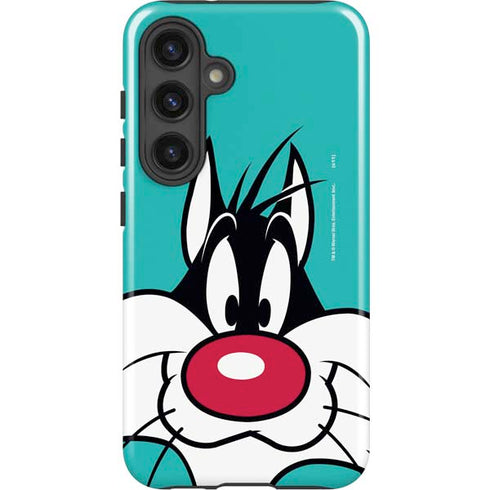 Looney Tunes Sylvester Zoomed In Galaxy S25 Impact Case