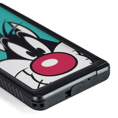 Looney Tunes Sylvester Zoomed In Galaxy S24 Ultra Waterproof Case