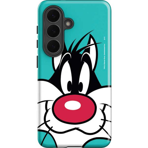 Looney Tunes Sylvester Zoomed In Galaxy S26 Plus Impact Case