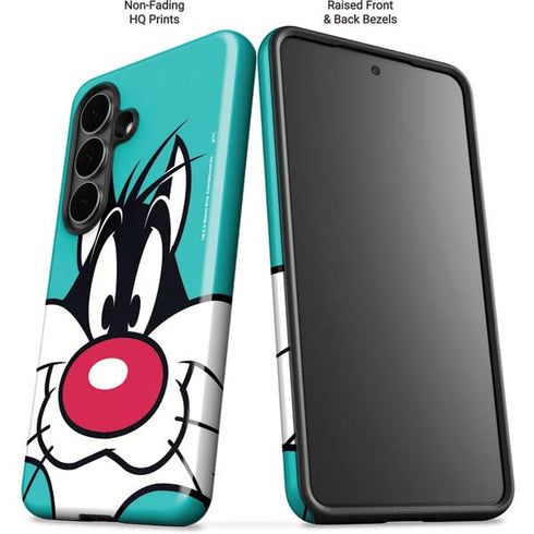 Looney Tunes Sylvester Zoomed In Galaxy S26 Plus Impact Case