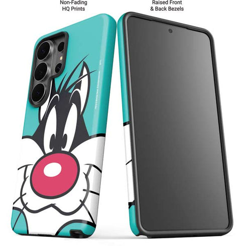 Looney Tunes Sylvester Zoomed In Galaxy S26 Ultra Impact Case