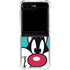 Looney Tunes Sylvester Zoomed In Galaxy Z Flip6 Clear Case