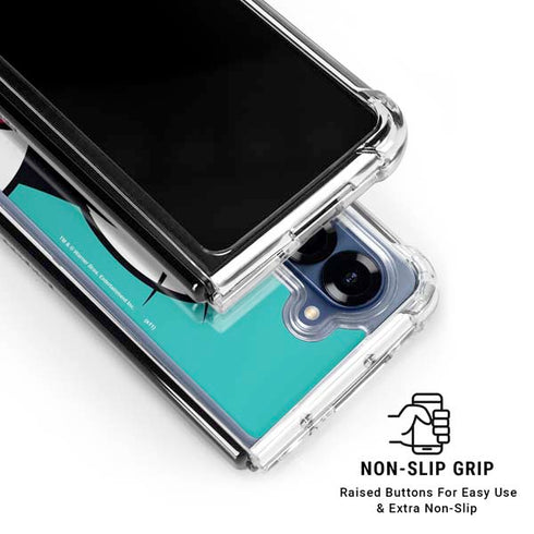 Looney Tunes Sylvester Zoomed In Galaxy Z Fold6 Clear Case