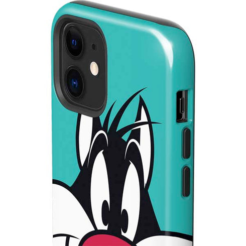 Looney Tunes Sylvester Zoomed In iPhone 12 Impact Case