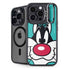 Looney Tunes Sylvester Zoomed In iPhone 14 Pro Max Kickstand Case