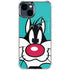 Looney Tunes Sylvester Zoomed In iPhone 15 Clear Case