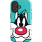 Looney Tunes Sylvester Zoomed In iPhone 16 Impact Case