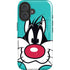 Looney Tunes Sylvester Zoomed In iPhone 16 Magsafe Impact Case