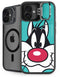 Looney Tunes Sylvester Zoomed In iPhone 16 Plus Kickstand Case
