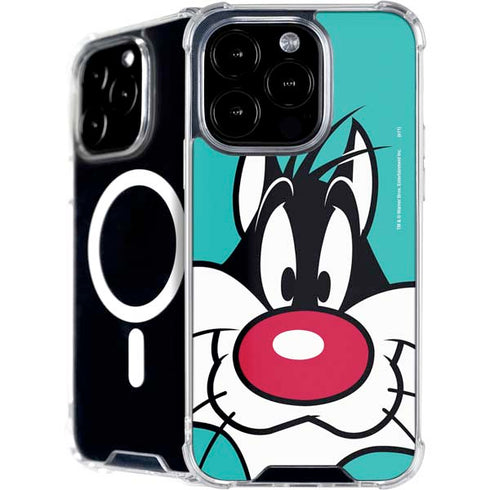 Looney Tunes Sylvester Zoomed In iPhone 16 Pro MagSafe Case