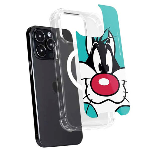 Looney Tunes Sylvester Zoomed In iPhone 16 Pro MagSafe Case