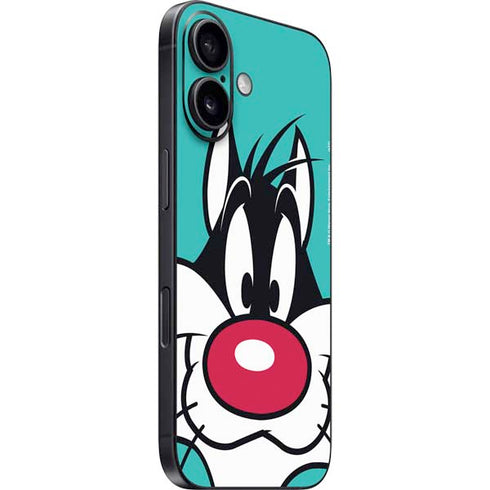 Looney Tunes Sylvester Zoomed In iPhone 16 Skin
