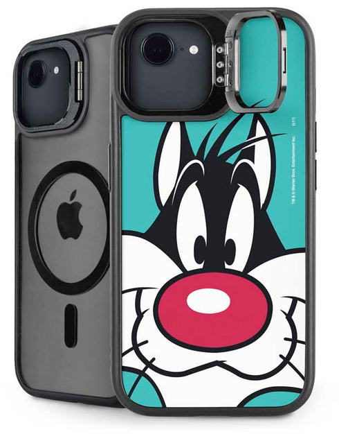Looney Tunes Sylvester Zoomed In iPhone 16e Kickstand Case
