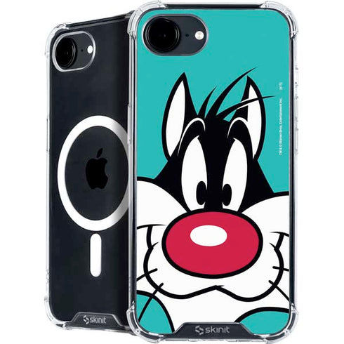 Looney Tunes Sylvester Zoomed In iPhone 16e MagSafe Case