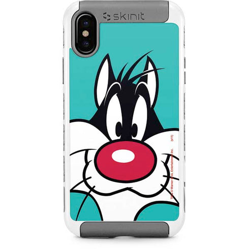 Looney Tunes Sylvester Zoomed In iPhone Cases