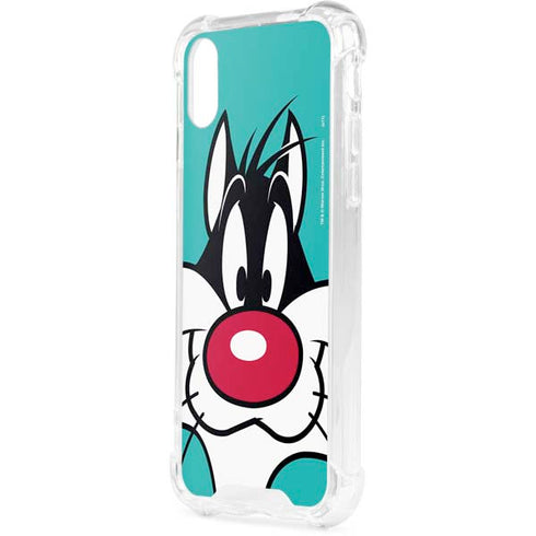 Looney Tunes Sylvester Zoomed In iPhone XS Clear Case