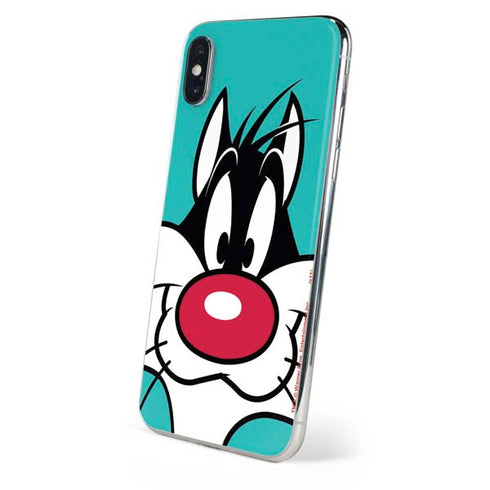 Looney Tunes Sylvester Zoomed In iPhone XS Skin