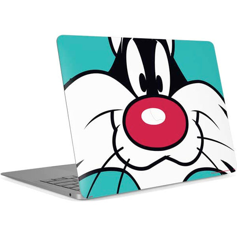 Looney Tunes Sylvester Zoomed In Apple MacBook Air Skin