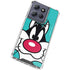 Looney Tunes Sylvester Zoomed In Moto G 5G (2025) Clear Case