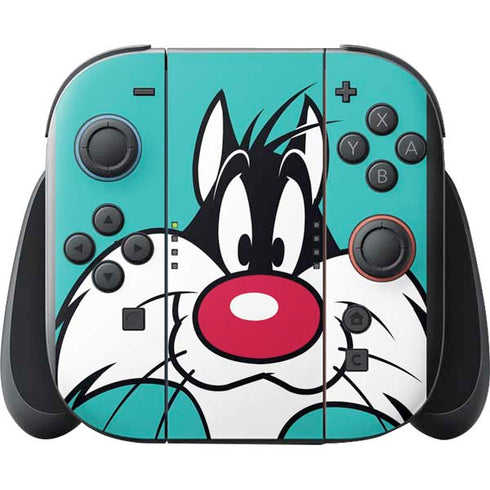Looney Tunes Sylvester Zoomed In Nintendo Switch 2 (2025) with Joy-Con Skin